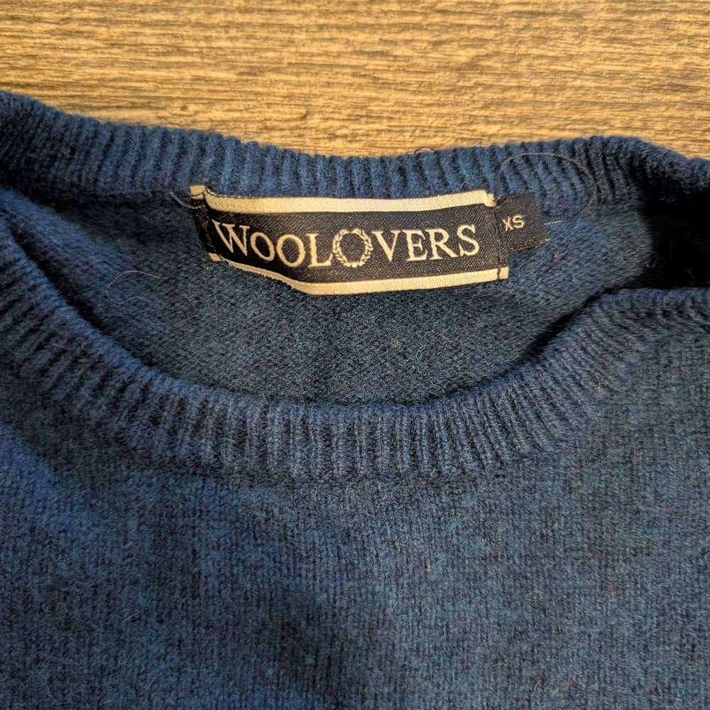 Blue Wool Sweater - Picture 2 of 3